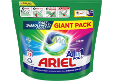 Ariel All-in-1 Pods Color Gel-Kapseln für Buntwäsche 72 Stück