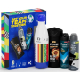 Rexona Euro 2024 Advanced Protection Cobalt Dry Antitranspirant Spray + Axe Dark Temptation Duschgel + Dove Men +Care Invisible Fresh Antitranspirant Spray 150ml + Thermoflasche Geschenkset für Männer