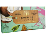 English Soap Coconut natürliche parfümierte Toilettenseife mit Sheabutter 190 g