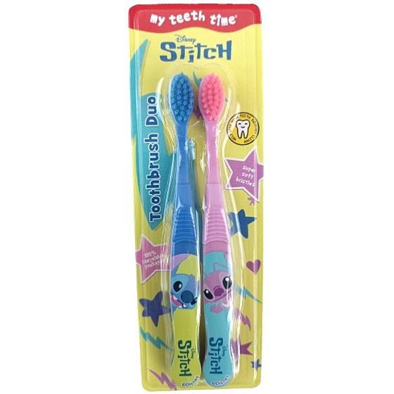 Disney Stitch Zahnbürste für Kinder, 2 Stück
