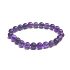 Amethyst Armband elastisch Naturstein, Kugel 8 - 9 mm / 16 - 17 cm, AA Qualität, Stein der Könige und Bischöfe