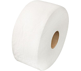 Jumbo 2-lagiges Toilettenpapier weiß, Rollenbreite 230 mm, Rollennutzung 175 m