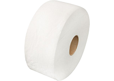 Jumbo 2-lagiges Toilettenpapier weiß, Rollenbreite 230 mm, Rollennutzung 175 m