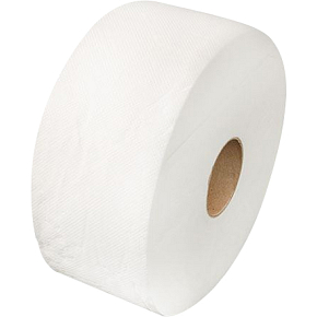Jumbo 2-lagiges Toilettenpapier weiß, Rollenbreite 230 mm, Rollenausführung 175 m
