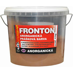 Fronton Pulverfarbe für Baugemische Mörtel und Beton, 0281 dunkelbraun, 4 kg