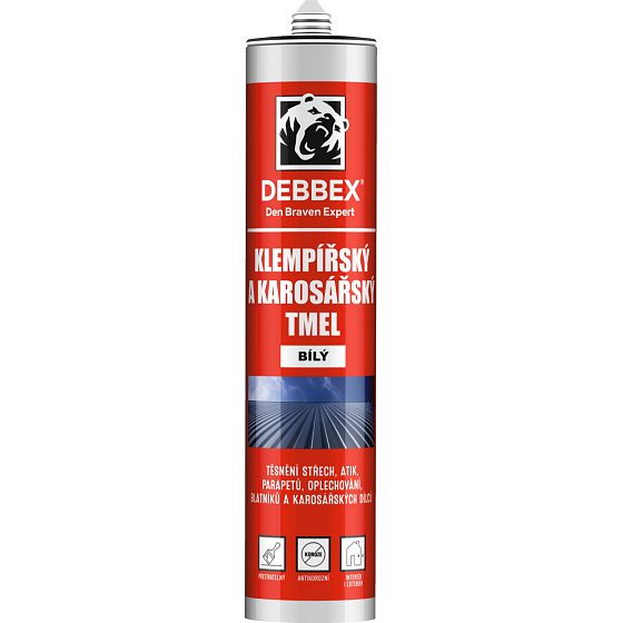 Den Braven Klempner- und Karosseriedichtmasse weiß, 280 ml