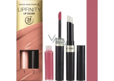Max Factor Lipfinity Lip Color Lippenstift und Glanz 020 Angelic 2,3 ml und 1,9 g