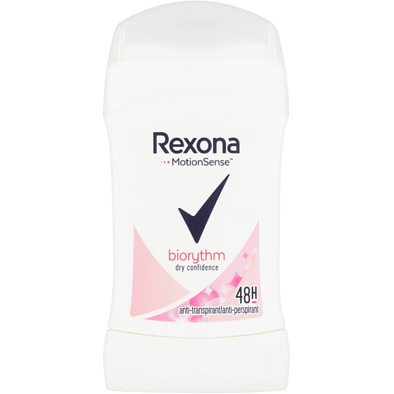 Rexona Biorythm Antitranspirant Deodorant Stick für Frauen 40 ml