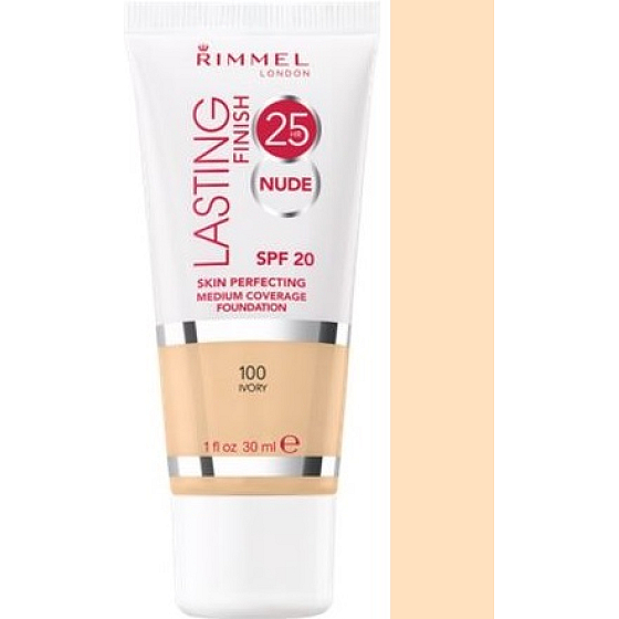 Rimmel London Lasting Finish 25h Nude Makeup 100 Elfenbein 30ml