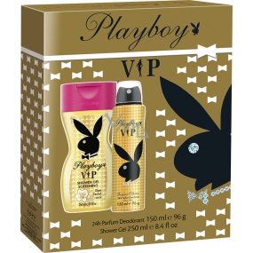 Playboy Vip für ihr Deo-Spray für Frauen 150 ml + Duschgel 250 ml, Kosmetikset