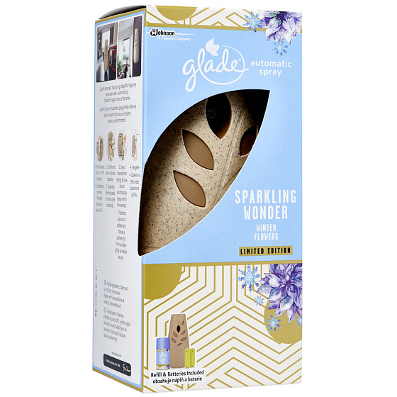 Glade Sparkling Wonder Winter Flowers automatisches Lufterfrischungsspray 269 ml
