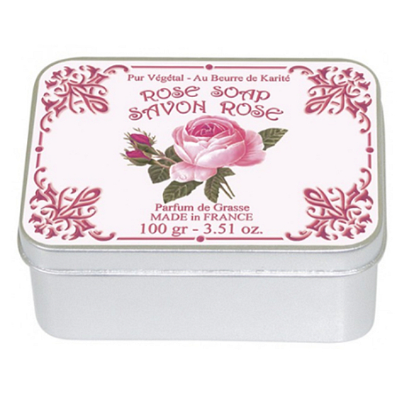Le Blanc Rose - Natürliche Rosen-Seife in Schachtel 100 g