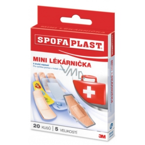 3M Spofaplast Mini Erste-Hilfe-Set 5 Arten von Patches 20 Stück