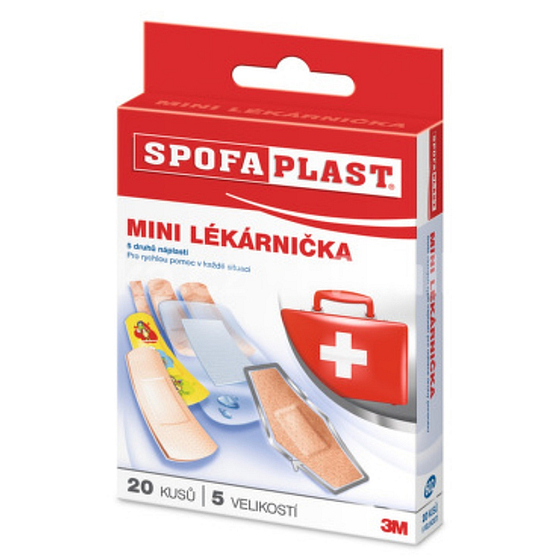 3M Spofaplast Mini Erste-Hilfe-Set 5 Arten von Patches 20 Stück
