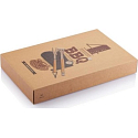 Albi Looqs Grillset für Fleischzubereitung, Zange, Gabel, Grillhandschuh und Thermometer.