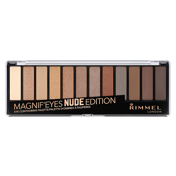 Rimmel London Magnifeyes Lidschattenpalette 001 Nude Edition 14,16 g