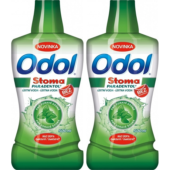 Odol Stoma Paradentol Mundwasser 2 x 500 ml, Duopack