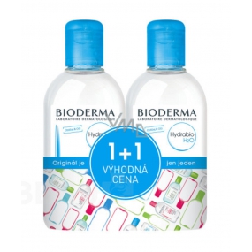 Bioderma Hydrabio H2O feuchtigkeitsspendendes Mizellenwasser 2 x 250 ml, Duopack