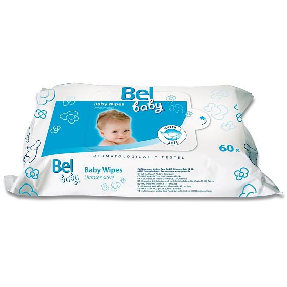 Bel Baby Ultrasensitive Feuchttücher für Kinder 60 Stück