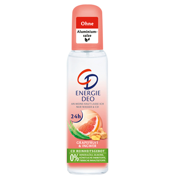 CD Grapefruit und Ingwer Körper Deodorant Antitranspirant Glas für Frauen 75 ml