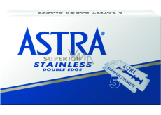 Astra Superior Edelstahl-Rasierklingen 5 Stück