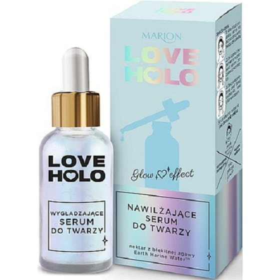 Marion Love Holo Feuchtigkeitsspendendes Gesichtsserum feuchtigkeitsspendendes und pflegendes Hautserum 20 ml