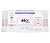Seni Care Sensitive Aloe Vera und Allantosin pH 5,5 Intim-Feuchttücher für Erwachsene und Kinder 30 x 20 cm, 68 Stück
