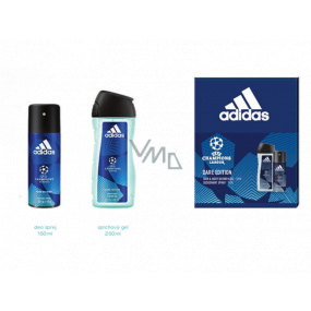 Adidas UEFA Champions League Dare Edition VI Deodorant Spray für Männer 150 ml + Duschgel 250 ml, Kosmetikset