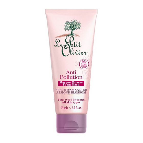 Le Petit Olivier Mandelblüten schäumende Gesichtsmaske 75 ml