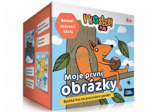 Albi Auf den Punkt gebracht! Plus Meine ersten Bilder sind ein 15-minütiges Spiel zum Üben von Gedächtnis und Wissen ab 4 Jahren
