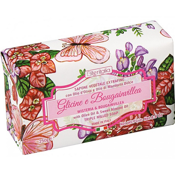 My Iteritalia Glicine e Bougainvillea Italienische Toilettenseife 250 g