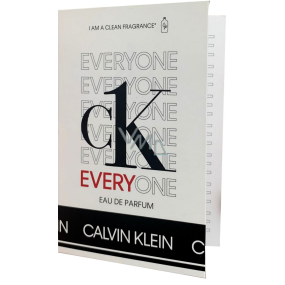Calvin Klein Everyone unisex Eau de Parfum 1,2 ml mit Spray, Fläschchen