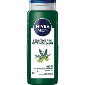 Nivea Men Sensitive Pro Ultra Calming 3in1 Duschgel für Körper, Gesicht und Haare 500 ml