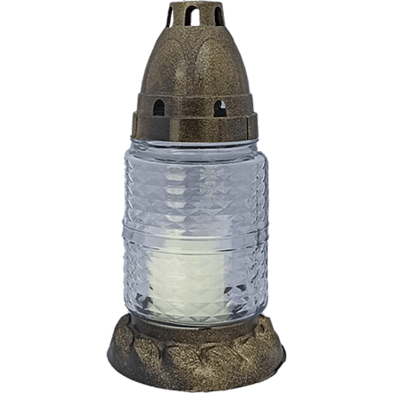 Rolchem Kleine Glaslampe 17 cm 30 g Z05