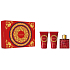 Versace Eros Flame Eau de Parfum 50 ml + After Shave Balm 50 ml + Shower Gel 50 ml, Geschenkset für Männer