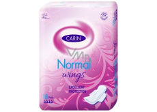 Carin Normal Wings Damenbinden mit Flügeln für normale Menstruation 18 Stück