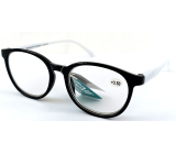 Berkeley Lese-Dioptrienbrille +3,5 Kunststoff schwarz, weiße Seitenrahmen 1 Stück MC2253