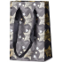 Emocio Geschenkpapier Tasche 10 x 15 cm Weihnachtsstern schwarz