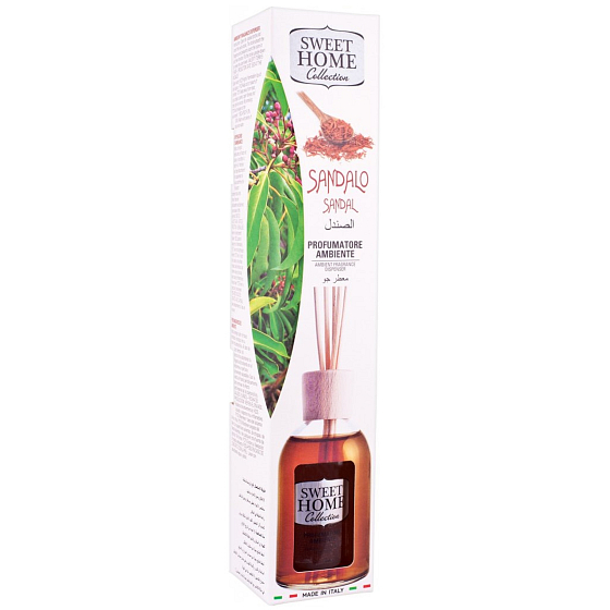 Sweet Home Sandelholz Aromadiffusor mit Duftstäbchen 100 ml