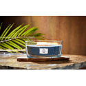 WoodWick Tempest - Sturm-Duftkerze mit Holzdocht und Deckel Glasschiffchen 453 g