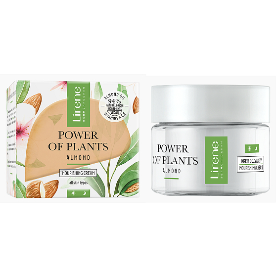 Lirene Power of Plants Nourishing Facial Cream Mandel 50 ml