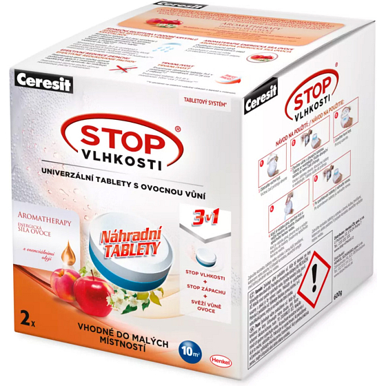 Ceresit Stop Vlhkosti Nachfülltabletten mit fruchtigem Duft 2 Stück 600g