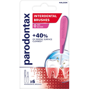 Parodontax Interdentalbürsten gerade Gr. 0 (0,4 mm), 6 Stück Parodontax Interdentalbürsten gerade Gr. 0 (0,4 mm), 6 Stück