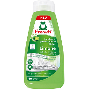 Frosch Eko All-in-1 Limette Gel für Geschirrspüler, 650 ml