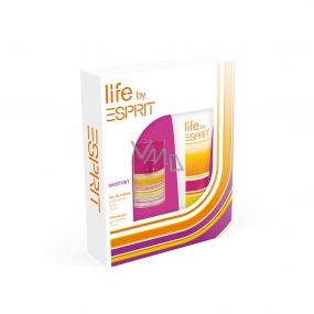 Esprit Life von Eau de Toilette 15 ml + Duschgel 75 ml, Geschenkset für Frauen