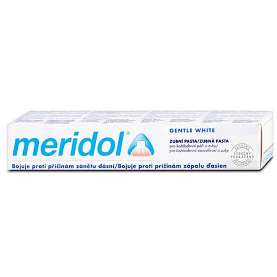 Meridol Gentle White Zahnpasta gegen die Ursachen von Zahnfleischentzündungen 75 ml