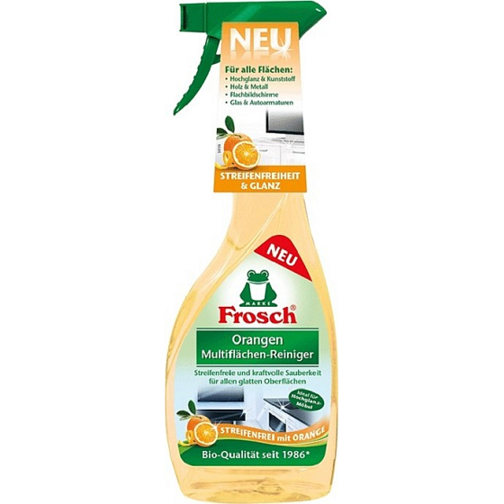 Frosch Eko Multifunktionsreiniger für glänzende Oberflächen 500 ml