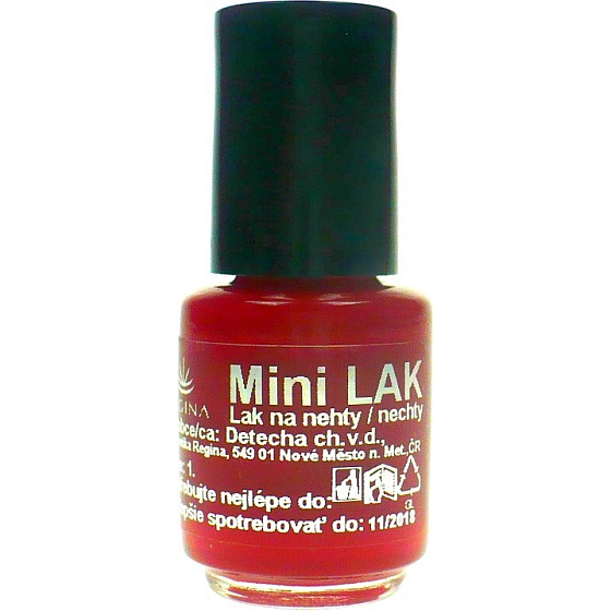 Regina Tricolor Mini Nagellack Rot 5 ml