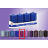 Lima Candle glattes Metall dunkel lila Zylinder 40 x 70 mm 4 Stück