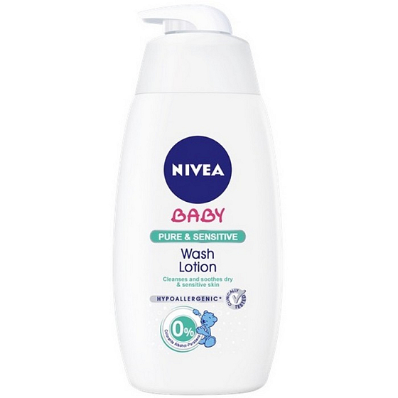 Nivea Baby Pure & Sensitive Reinigungsgel für Gesicht, Körper und Haar 500 ml